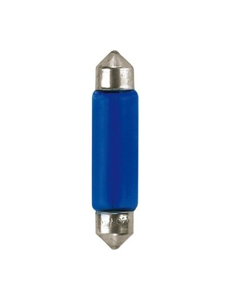 Coppia lampadine alogene Blu Xe Siluro 44mm SV8 5 8 15W 12V