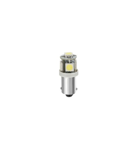 Coppia lampadine Hyper Led 24 28V BA9s T4W 5 LED