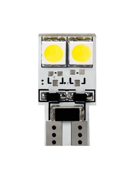 Coppia lampadine Hyper Led 24V T10 W2 1x9 5d 4 LED blu