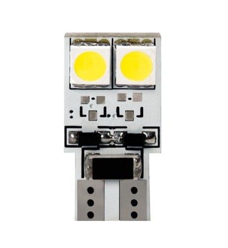 Coppia lampadine Hyper Led 24V T10 W2 1x9 5d 4 LED rosse