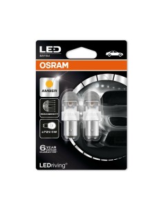 Coppia lampadine Osram 12V LEDriving Retrofit BAY15d P21 5W arancio