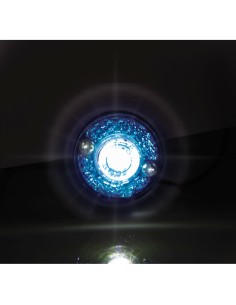 Coppia luci ingombro perimetrale LED camion 24V Blu 2