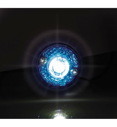 Coppia luci ingombro perimetrale LED camion 24V Blu