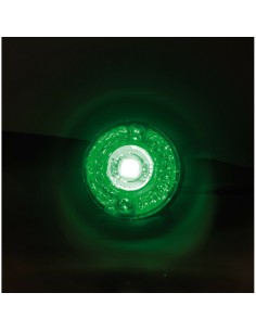 Coppia luci ingombro perimetrale LED camion 24V Verde 2