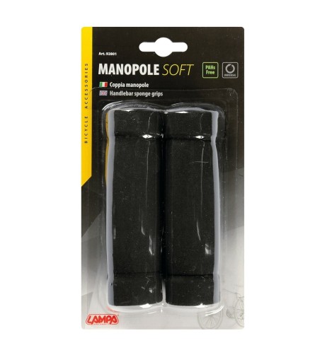 Coppia manopole bicicletta bici in spugna alta densita atossica