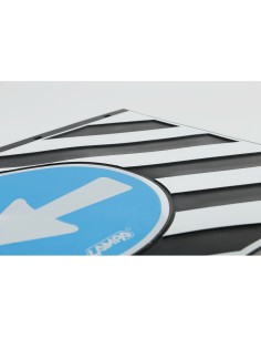 Coppia paraspruzzi camion con strisce e segnali a rilievo 53x37cm 2