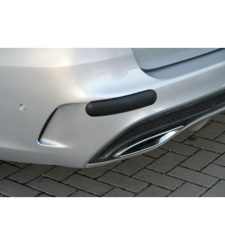 Coppia protezione paraurti 250x52mm Nero