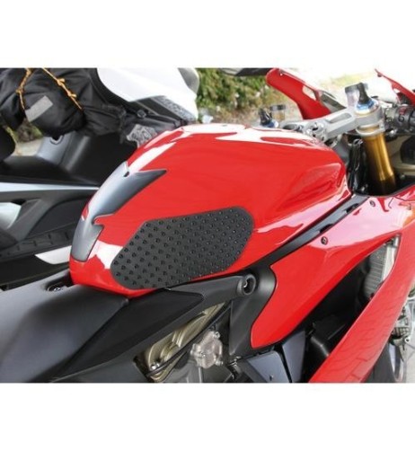 Coppia protezioni adesive per serbatoio moto Nero