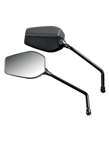 Coppia specchi retrovisori Fender moto omologati filettatura destra M10