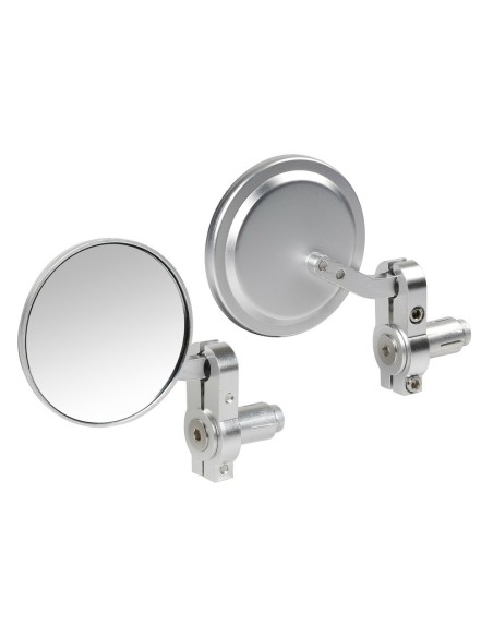 Coppia specchi retrovisori moto Dernier attacco a manubrio Alluminio