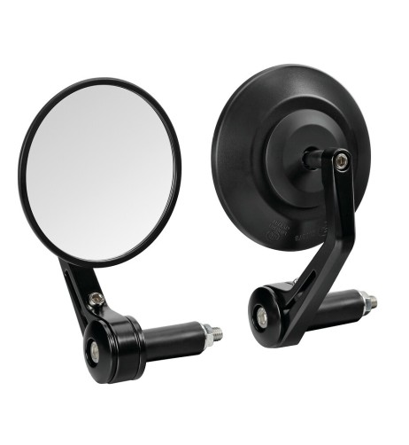 Coppia specchi retrovisori moto Oculus attacco a manubrio Nero
