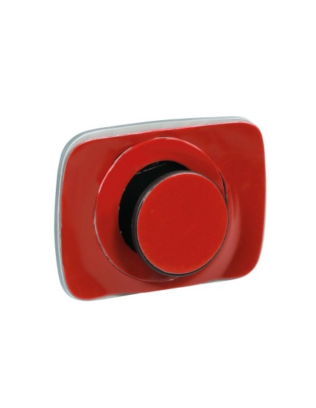 Coppia specchietti grandangolari convessi regolabili rettangolari 64x45mm