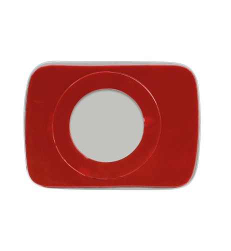 Coppia specchietti grandangolari convessi regolabili rettangolari 64x45mm