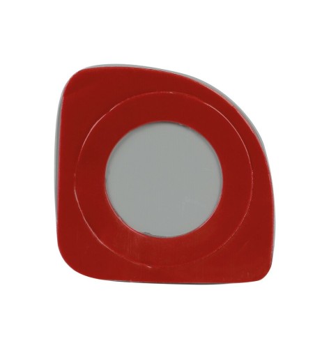Coppia specchietti grandangolari convessi regolabili trinagolo 50x50mm