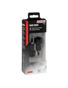 Coppia stabilizzatori end 1 manubrio moto 17 23mm Nero 2