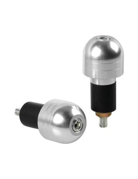 Coppia stabilizzatori end 2 manubrio moto 17 23mm Alluminio