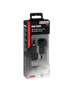 Coppia stabilizzatori end 3 manubrio moto 17 23mm Nero 2