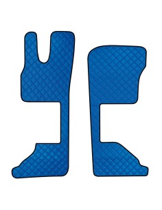 Coppia tappeti camion in similpelle Blu DAF XG XG sedile pass Pneumatic