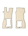 Coppia tappeti camion in similpelle imbottiti Beige Scania R serie 7 pieg