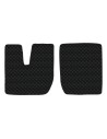 Coppia tappeti camion in similpelle imbottiti colore Nero Iveco Stralis