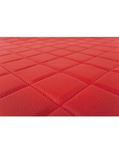 Coppia tappeti camion in similpelle imbottiti Rosso Iveco S Way 2019 2024 2