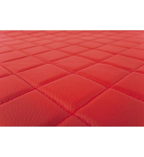 Coppia tappeti camion in similpelle imbottiti Rosso Iveco S Way 2019 2024