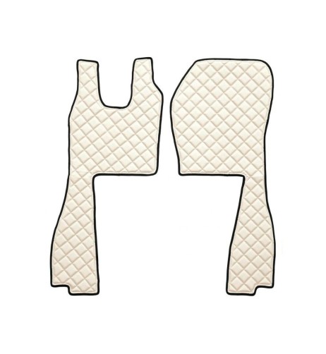 Coppia tappeti camion similpelle imbottiti Beige Scania R Serie 6 2009 20