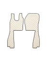 Coppia tappeti camion similpelle imbottiti Beige Scania R Serie 6 2009 20