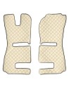 Coppia tappeti camion similpelle imbottiti Beige Scania R Serie 6 recaro