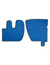 Coppia tappeti camion similpelle imbottiti Blu Renault Premium 2