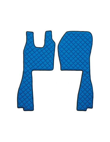 Coppia tappeti camion similpelle imbottiti Blu Scania R Serie 6 2009 2013