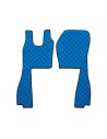 Coppia tappeti camion similpelle imbottiti Blu Scania R Serie 6 2009 2013
