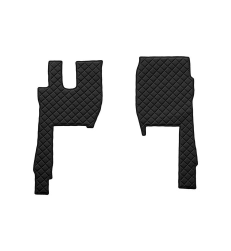 Coppia tappeti camion similpelle imbottiti Nero Ford F Max dal 2018
