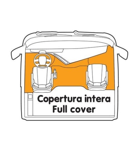 Coppia tappeti camion similpelle imbottiti Nero Renault Magnum