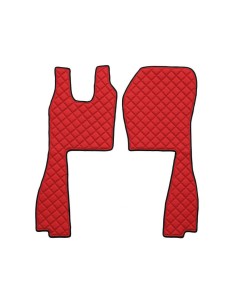 Coppia tappeti camion similpelle imbottiti Rosso Scania R Serie 6 2009 20