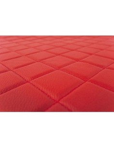 Coppia tappeti camion similpelle imbottiti Rosso Scania R Serie 6 recaro  2