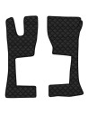 Coppia tappeti camion similpelle Nero Mercedes Actros MP4 MP5 cab Stretta