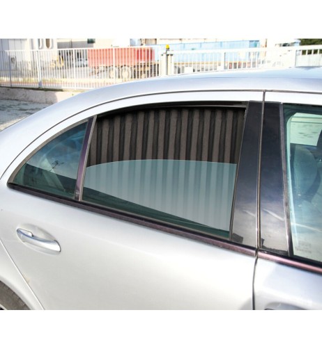 Coppia tendine parasole auto scorrevoli 60cm altezza 37 42cm