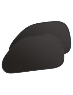 Coppia tendine parasole statiche oscuranti e trasparenti 65x38 cm