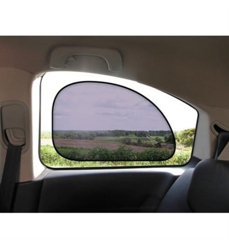 Coppia tendine parasole statiche oscuranti e trasparenti 65x38 cm