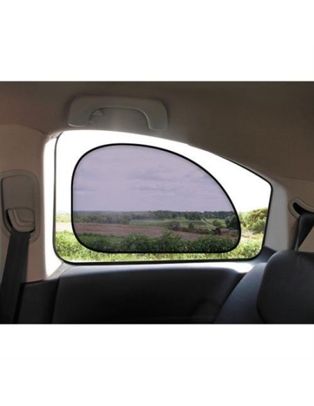 Coppia tendine parasole statiche oscuranti e trasparenti 65x38 cm