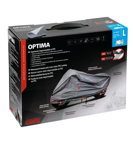 Coprimoto in PVC doppio strato impermeabile taglia L L229xW99xH125