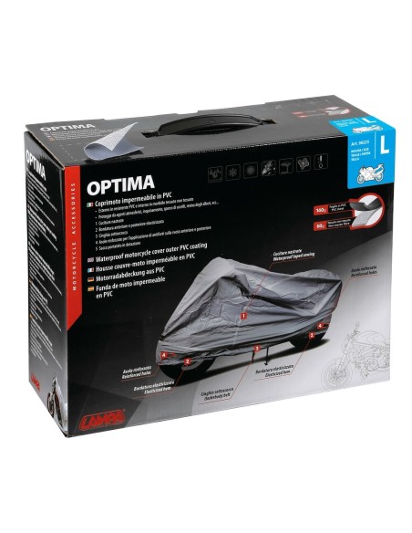 Coprimoto in PVC doppio strato impermeabile taglia L L229xW99xH125