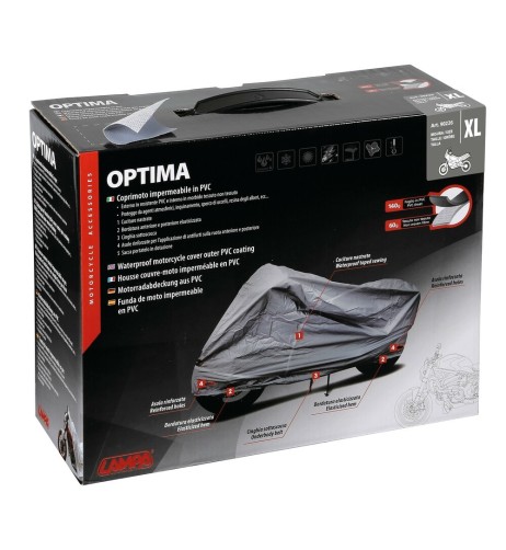 Coprimoto in PVC doppio strato impermeabile taglia XL L246xW104xH127