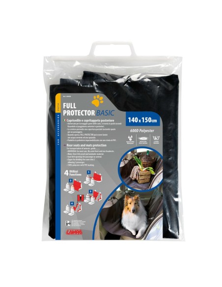 Coprisedile posteriore full protezione trasporto auto 145x150cm