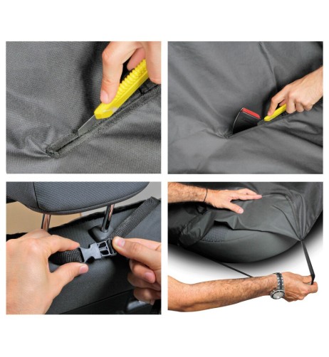 Coprisedile posteriore protezione trasporto auto 145x117cm