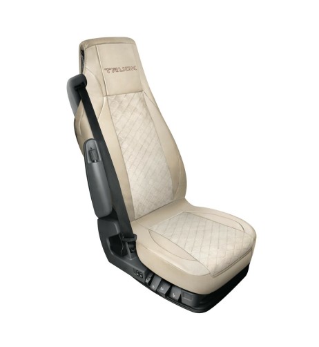 Coprisedile universale camion in microfibra Lolita Panna