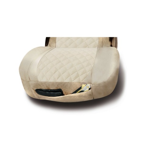 Coprisedile universale camion in microfibra Lolita Panna