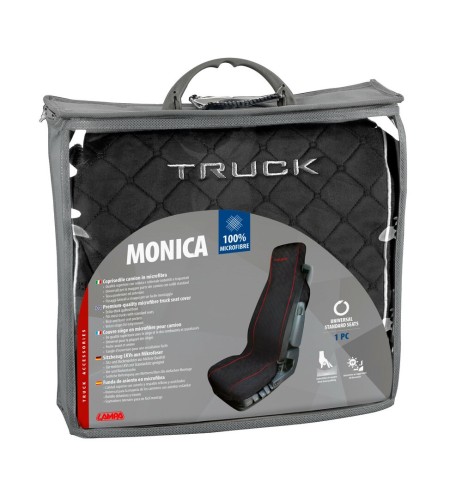 Coprisedile universale camion in microfibra Monica Antracite