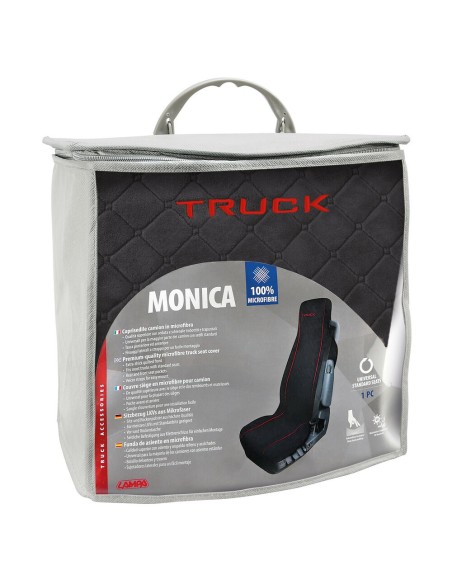 Coprisedile universale camion in microfibra Monica Nero